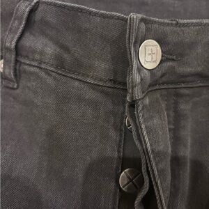 Ksubi Black Denim Jeans with Metal Accents